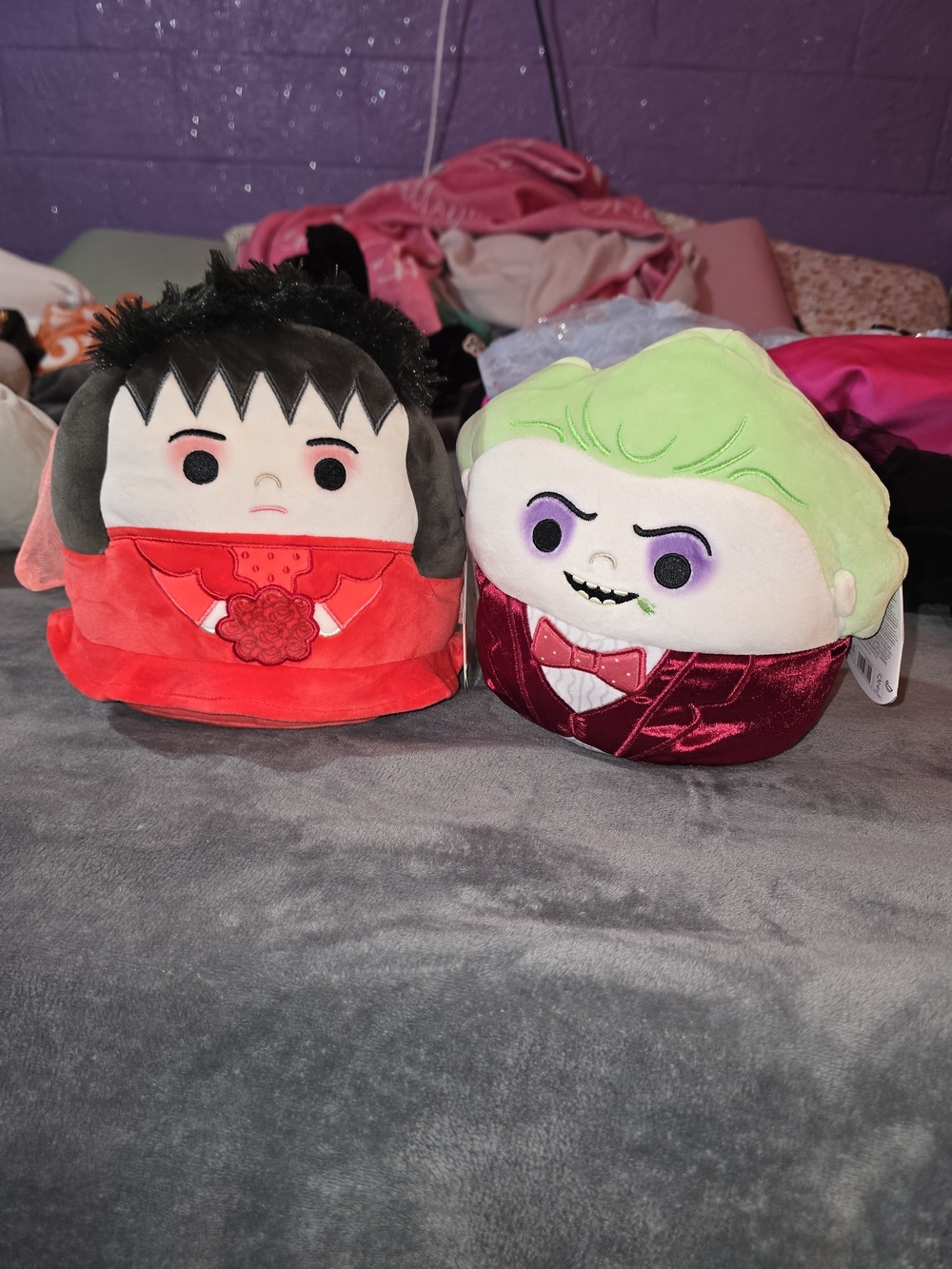Squishmallows NWT Duo BeetleJuice & Lydia Deetz 8in Plushes
